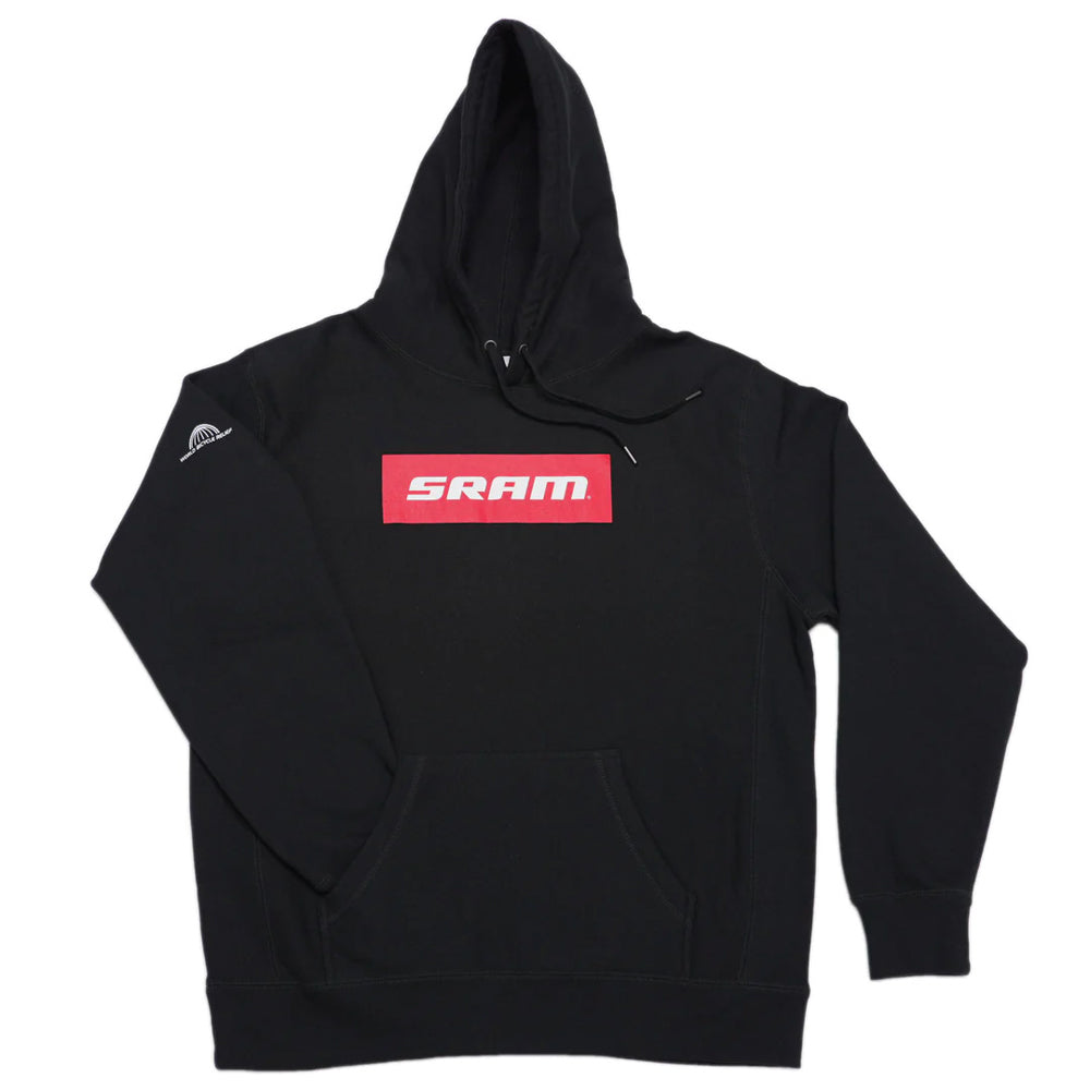 SRAM Red & White Box Logo Hood