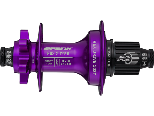 HEX-_J-TYPE_Boost_R148_Microspline_Hub_Purple