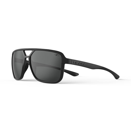 Tifosi Salto Sunglasses Blackout with Smoke Lens
