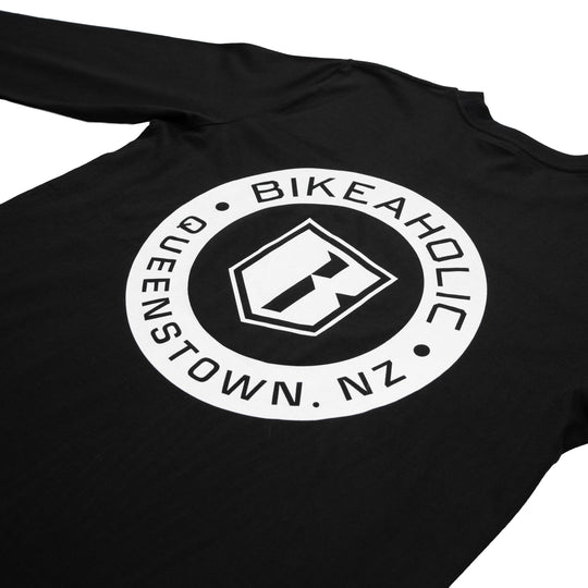 Bikeaholic Long Sleeve Donut Tee