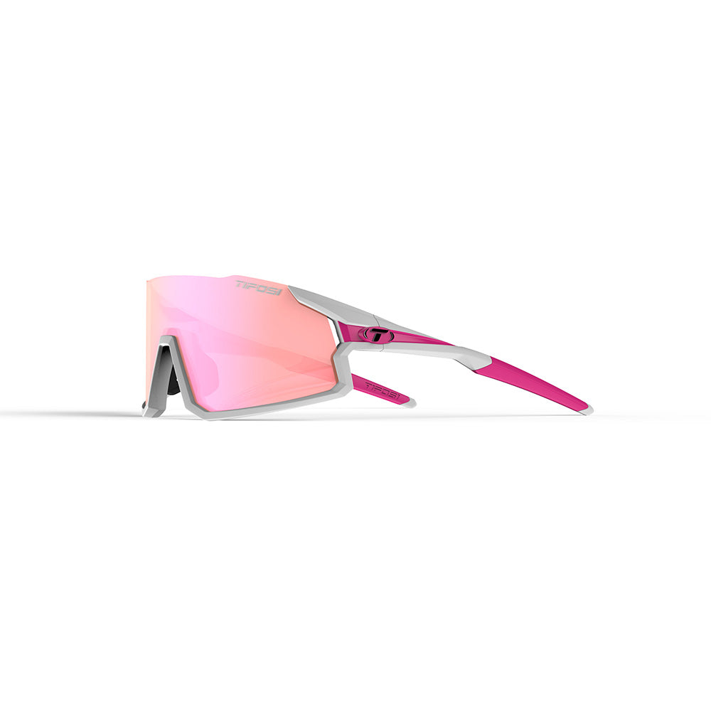 Tifosi Stash Sunglasses Race Pink with Clarion Pink, AC Red and Clear Lens
