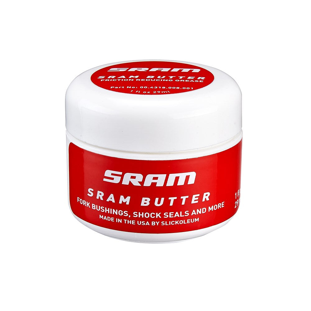 SRAM Grease SRAM Butter 500ml Container, Friction Reducing Grease By Slickoleum - Recommended for SRAM Double Time Hubs and Wheels, RockShox Forks and Reverb Service
