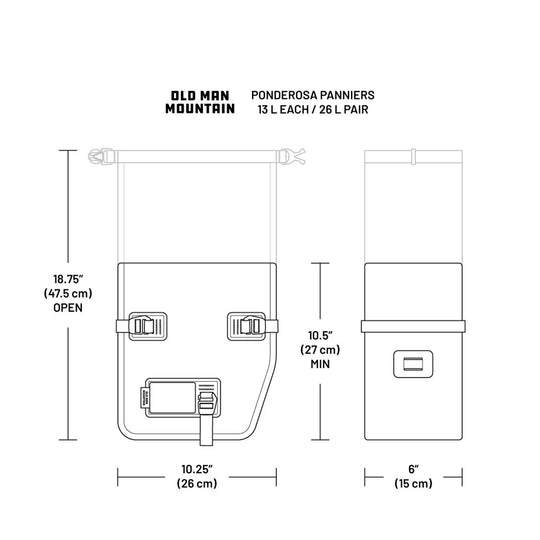 OMM-Ponderosa-Pannier-Demensions