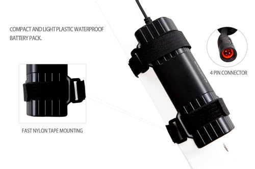 Magic Shine MJ-6102 Battery Pack 7.4v 5.2Ah 2 Pin Round Plug Connector